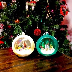 2 Large Musical Ornaments